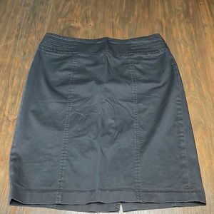 Black pencil skirt